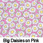 Big Daisies on Pink