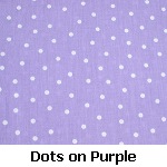 white dots on purple