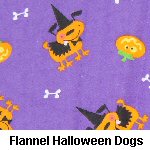 Flannel Halloween Dogs