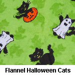 Flannel Halloween Cats