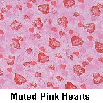 Muted Pink Hearts