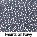 Hearts on Navy