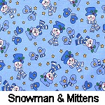 Snowman Mittens