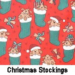 Christmas Stockings Pups